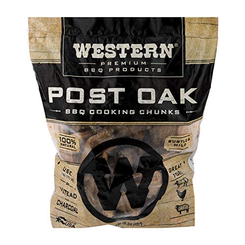 Western Premium BBQ Products Post Oak Cooking Chunks, 570 cu inch