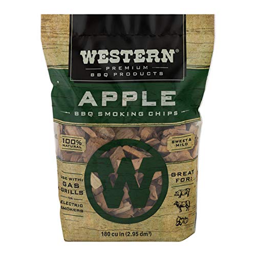 Western Premium BBQ Products Apple Smoking Chips, 180 cu inch