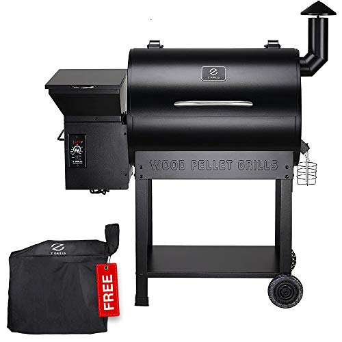 Z Grills ZPG-7002B 2020 Upgrade Wood Pellet Grill & Smoker, 8 in 1 BBQ Grill Auto Temperature Controls, inch Cooking Area, 700 sq in Black Z Grills ZPG-7002B 2020 Upgrade Wood Pellet Grill & Smoker, 8 in 1 BBQ Grill Auto Temperature Controls, inch Cooking Area, 700 sq in Black
