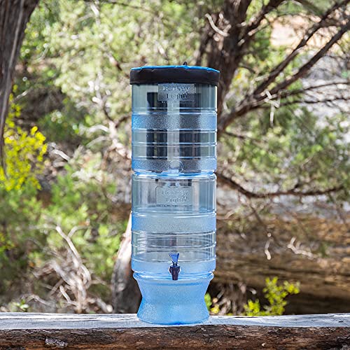 Berkey Light Gravity-Fed Water Filter with 2 Black Berkey Elements Provides Filtered Water While Off-Grid, Camping, Emergencies and More Berkey Light Gravity-Fed Water Filter with 2 Black Berkey Elements Provides Filtered Water While Off-Grid, Camping, Emergencies and More