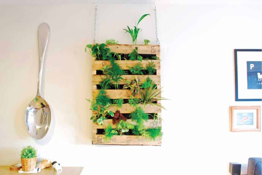 pallet herb garden